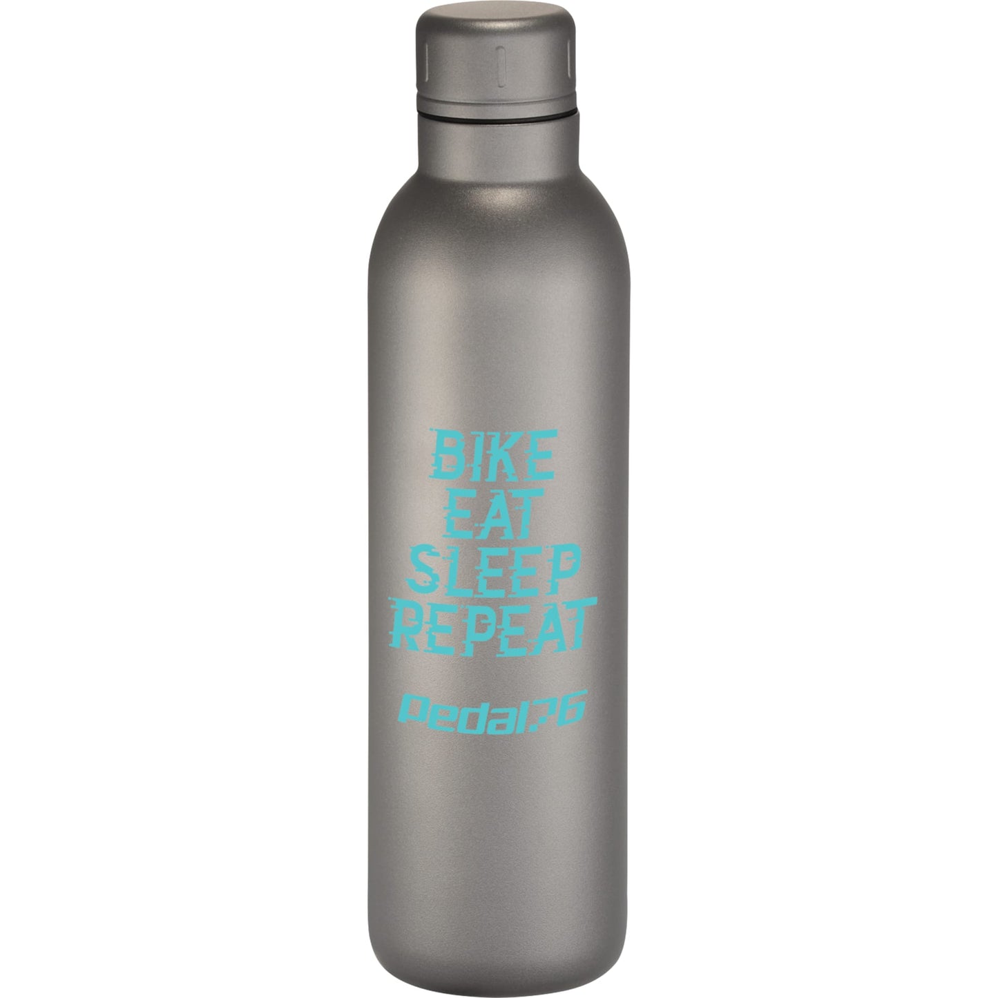 Front View of Gray Thor Copper Vacuum Insulated Bottle 17oz