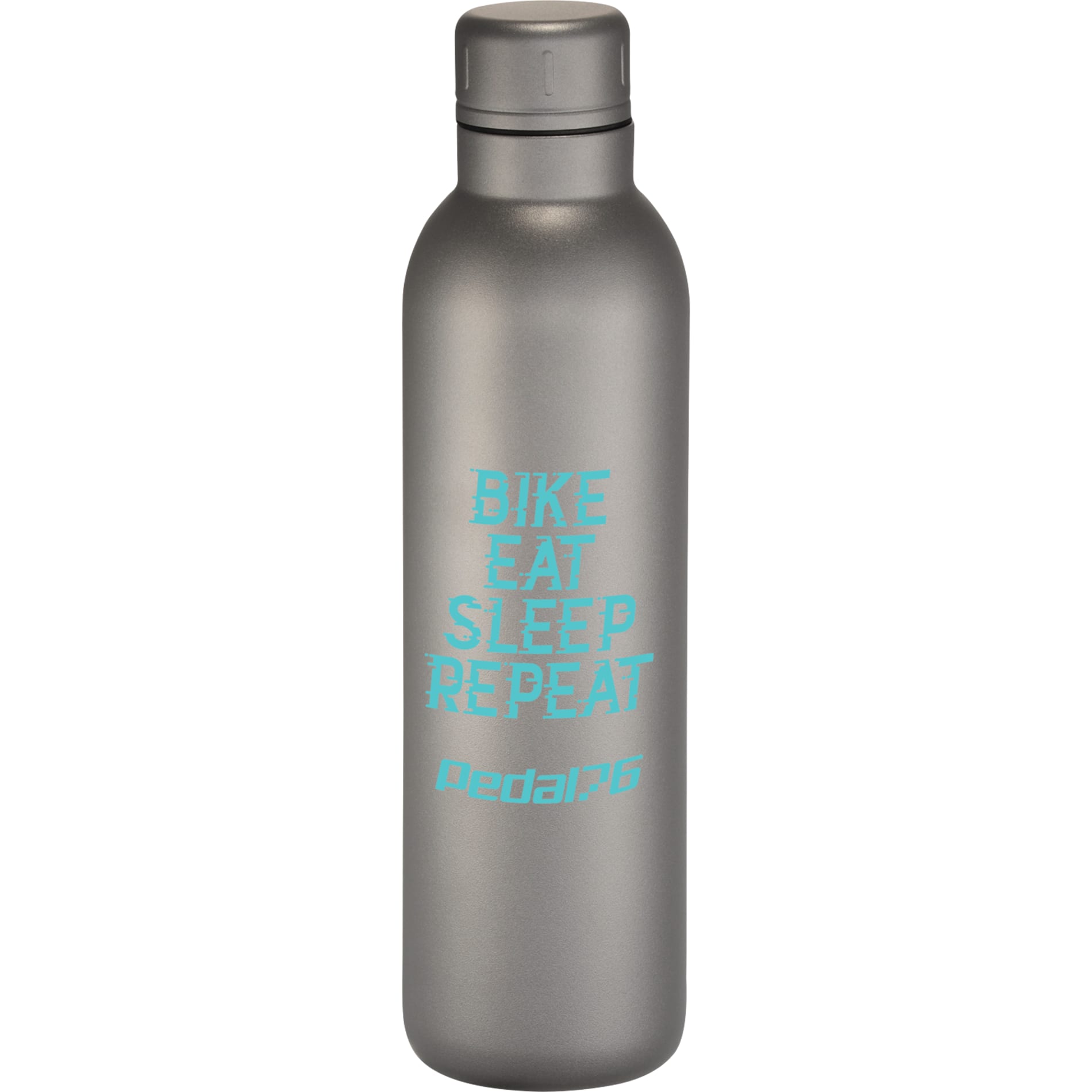Front View of Gray Thor Copper Vacuum Insulated Bottle 17oz
