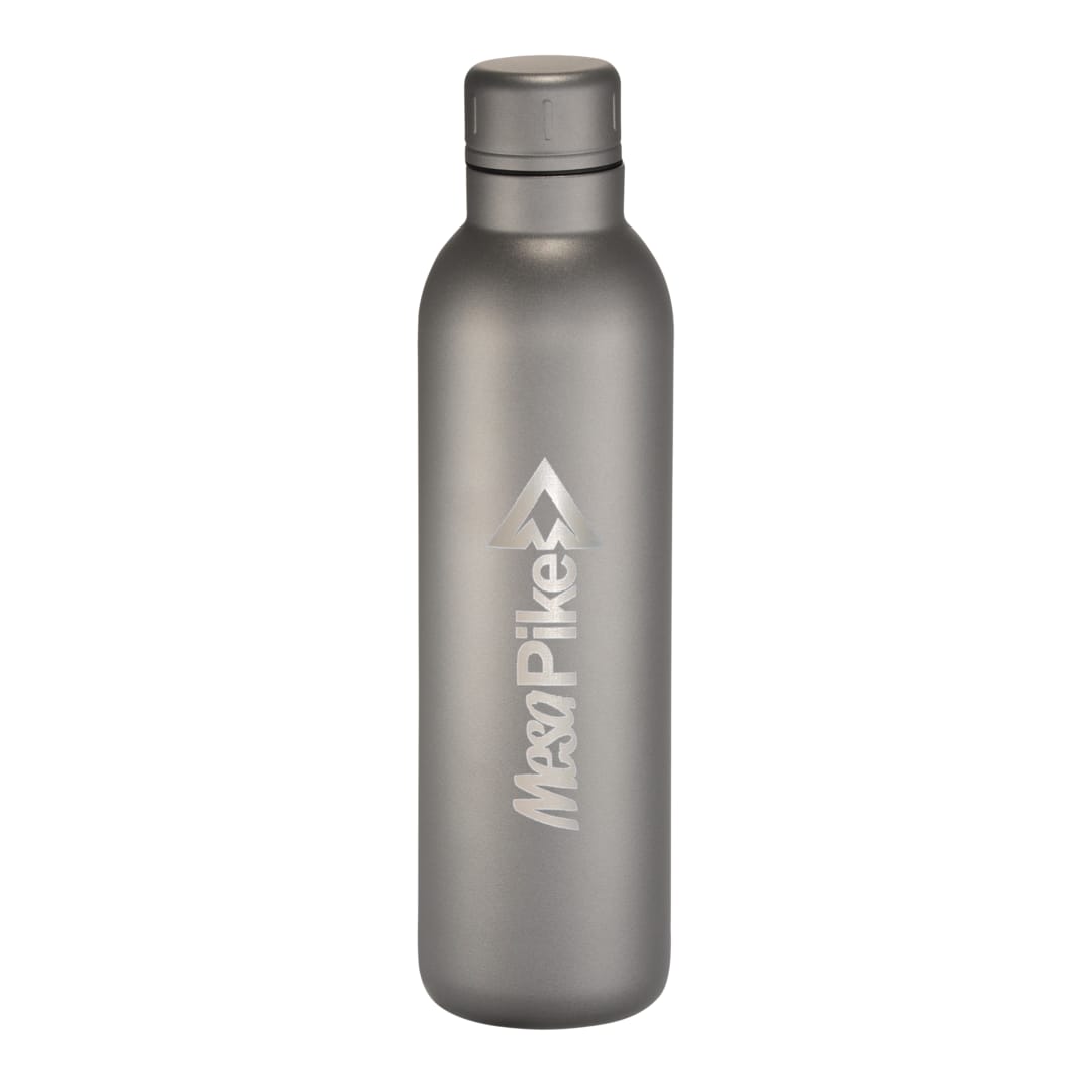 Front View of Gray Thor Copper Vacuum Insulated Bottle 17oz
