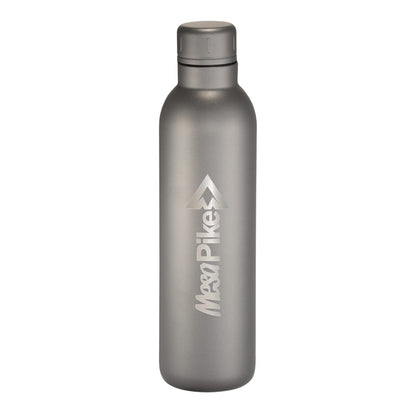 Front View of Gray Thor Copper Vacuum Insulated Bottle 17oz