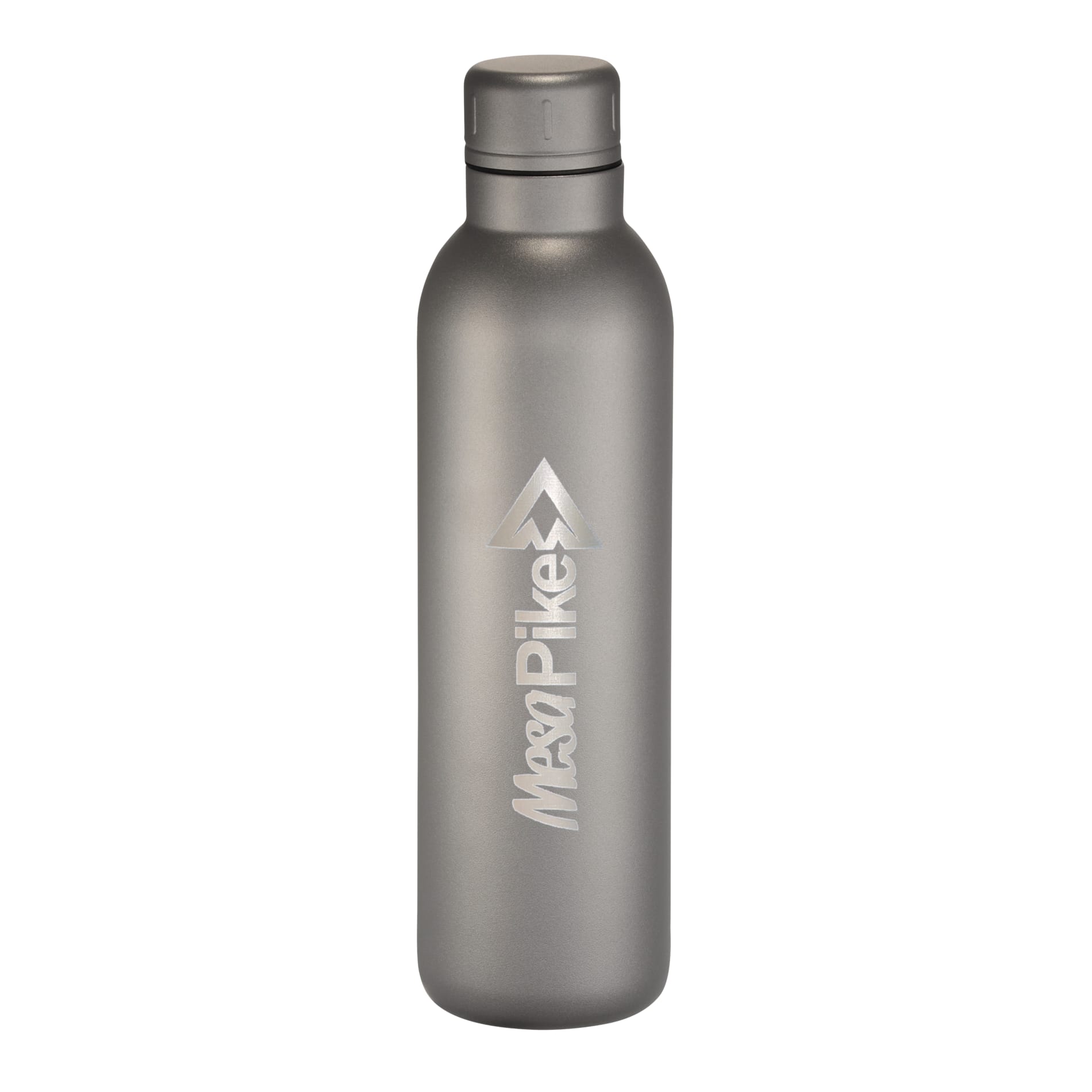 Front View of Gray Thor Copper Vacuum Insulated Bottle 17oz