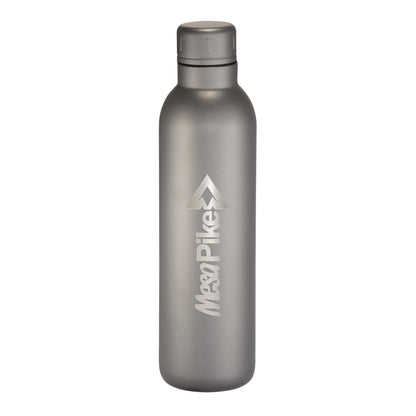Front View of Gray Thor Copper Vacuum Insulated Bottle 17oz