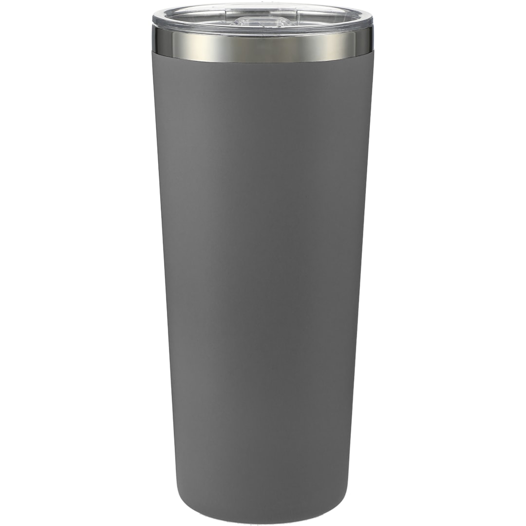 Front View of Gray Thor Copper Vacuum Insulated Tumbler 22oz plain