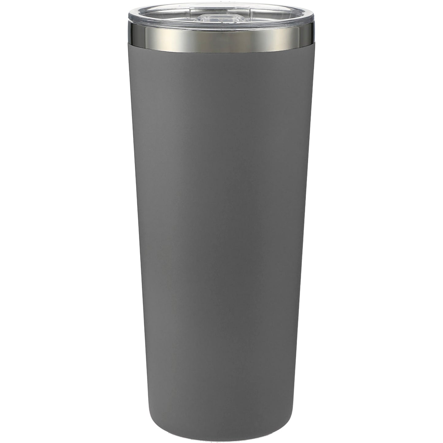 Front View of Gray Thor Copper Vacuum Insulated Tumbler 22oz plain