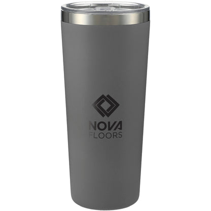 Front View of Gray Thor Copper Vacuum Insulated Tumbler 22oz