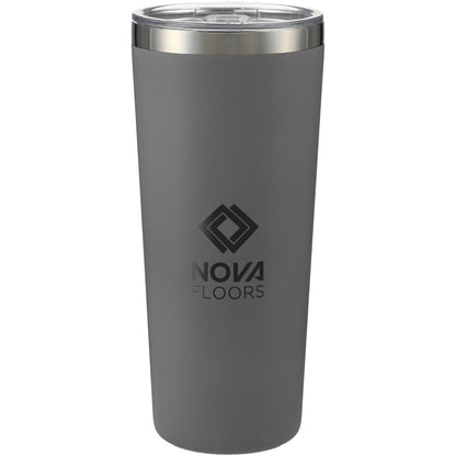 Front View of Gray Thor Copper Vacuum Insulated Tumbler 22oz