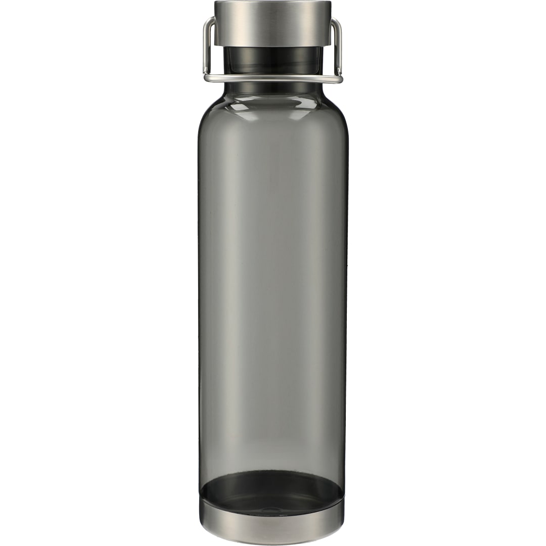 Front View of Gray Thor Tritan Sport Bottle 27oz plain