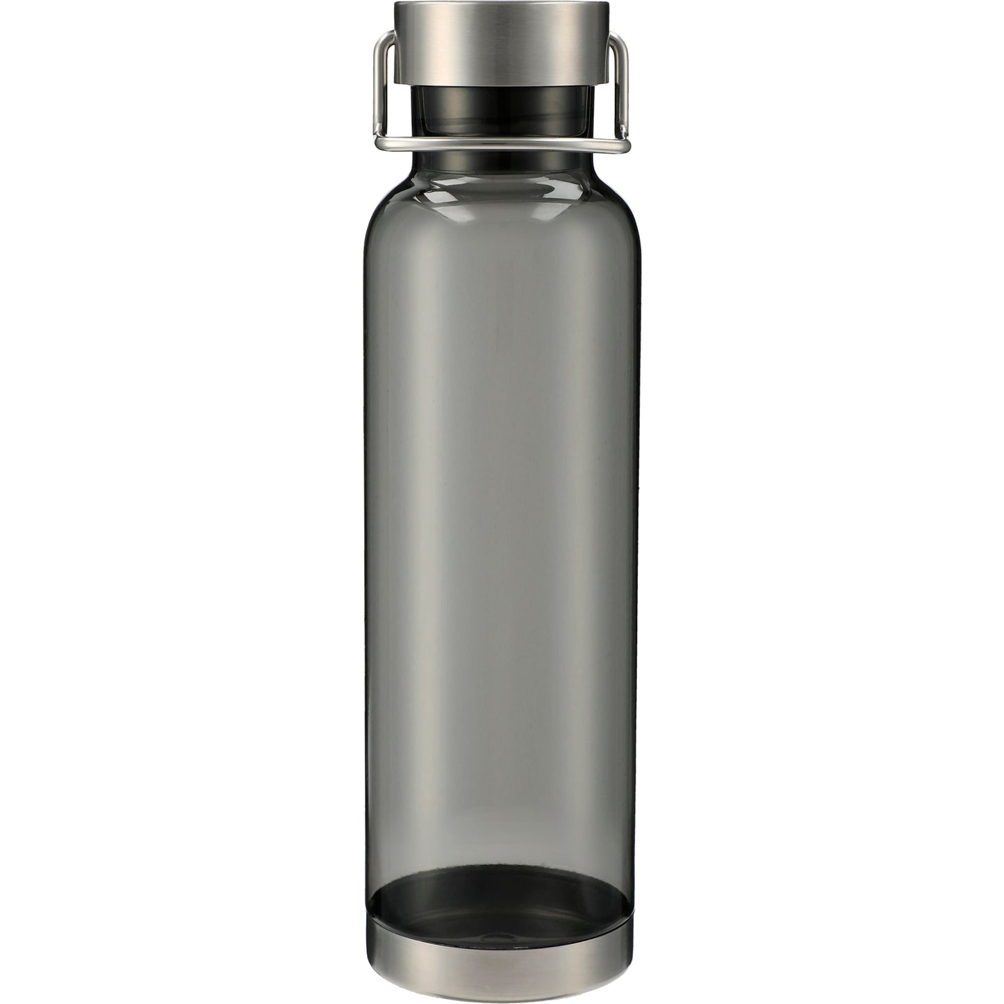 Front View of Gray Thor Tritan Sport Bottle 27oz plain