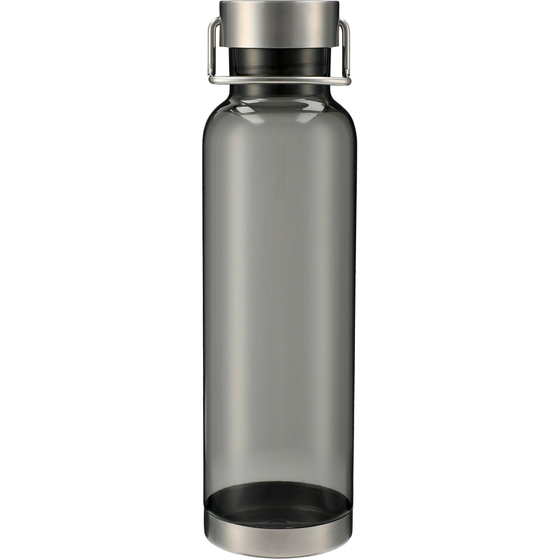 Front View of Gray Thor Tritan Sport Bottle 27oz plain