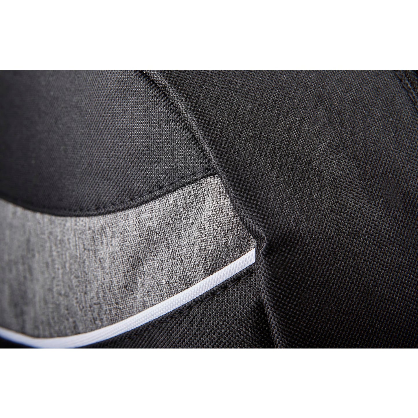 Front View of Gray Tornado Deluxe Backpack plain