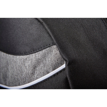 Front View of Gray Tornado Deluxe Backpack plain