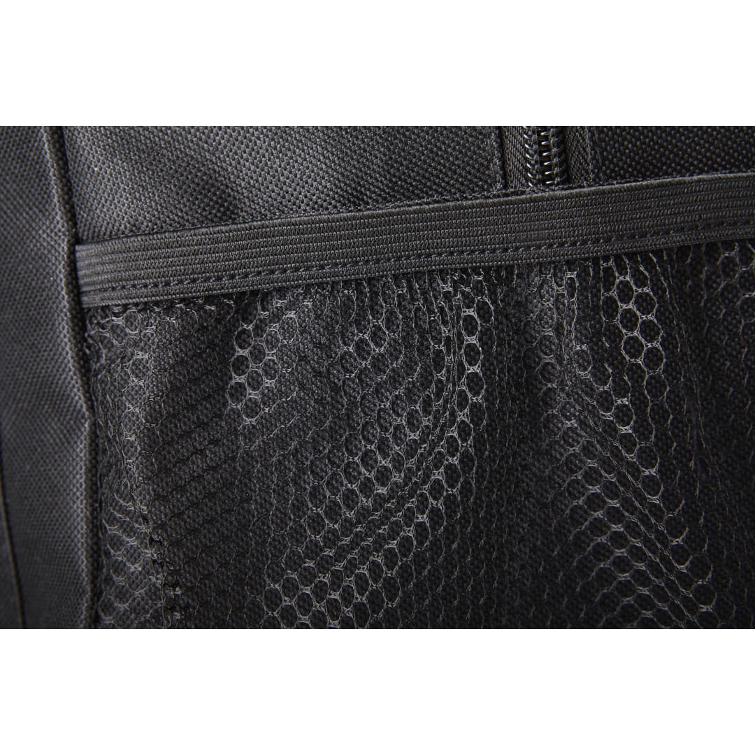 Front View of Gray Tornado Deluxe Backpack plain