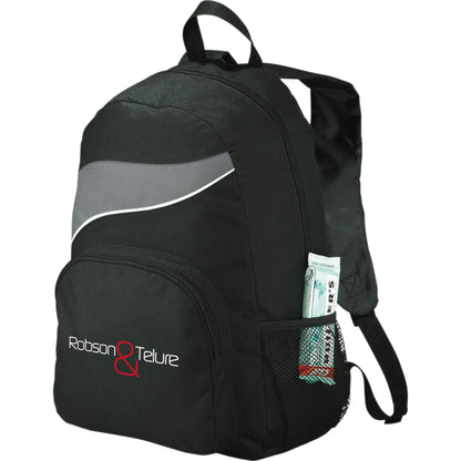 Front View of Gray Tornado Deluxe Backpack