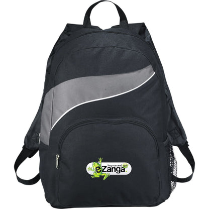 Front View of Gray Tornado Deluxe Backpack