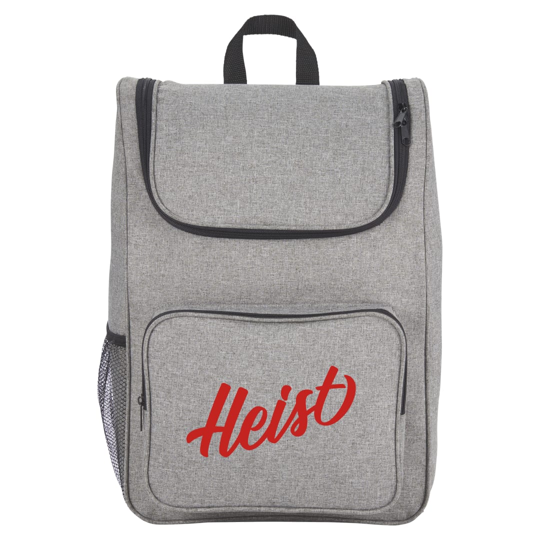 Front View of Gray Trek 15" Computer Backpack