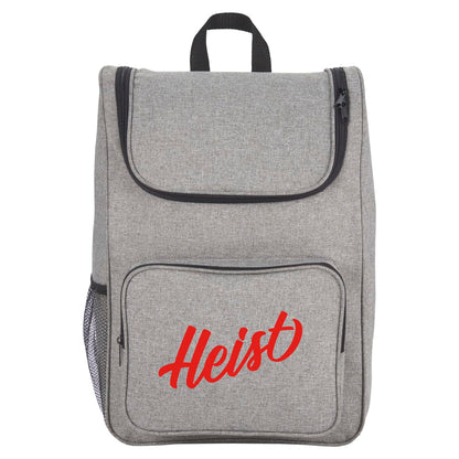 Front View of Gray Trek 15" Computer Backpack