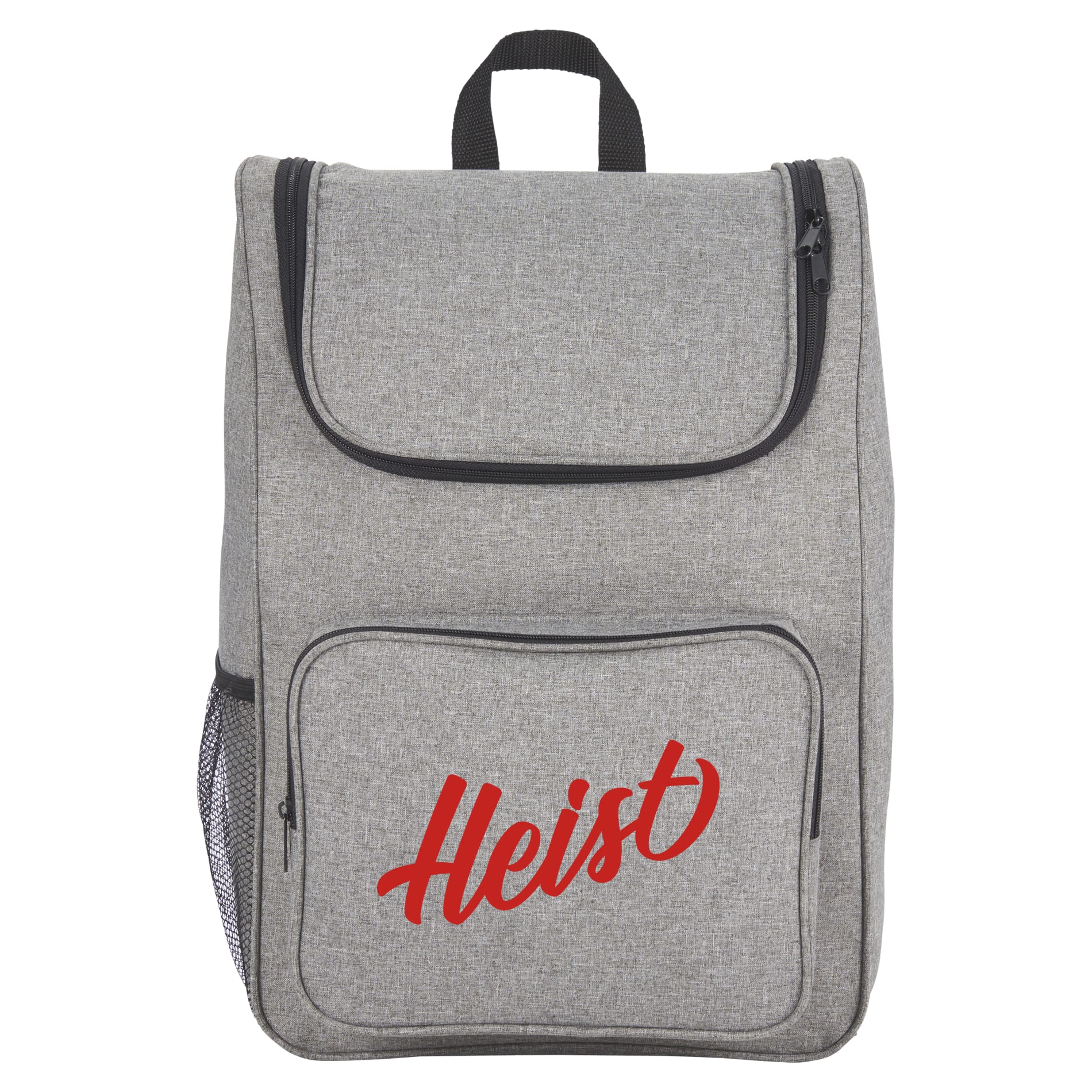 Front View of Gray Trek 15" Computer Backpack