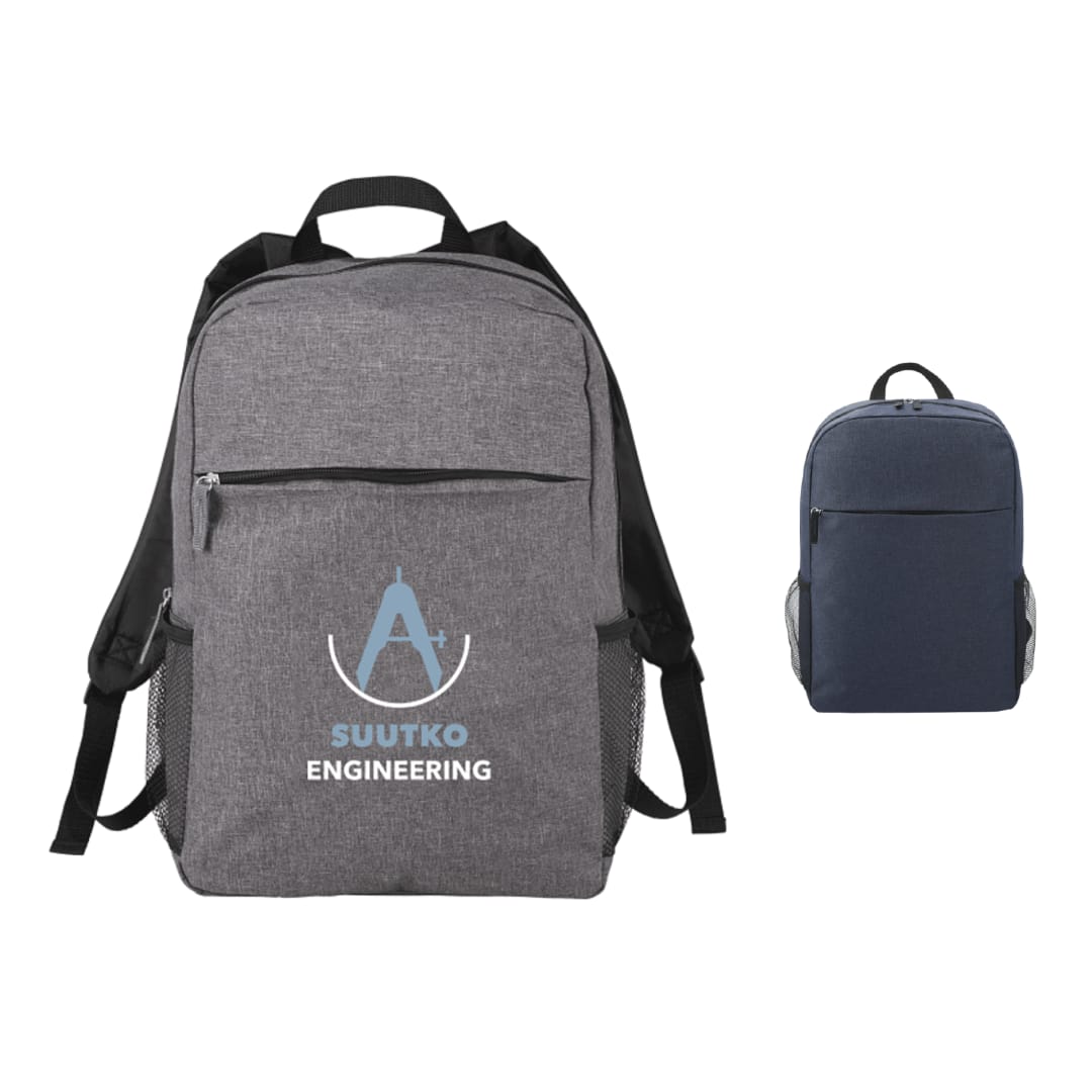 Front View of Gray Urban 15" Computer Backpack