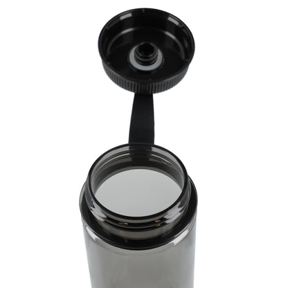 Front View of Gray Venture Recycled R-PET Sports Bottle 21oz plain