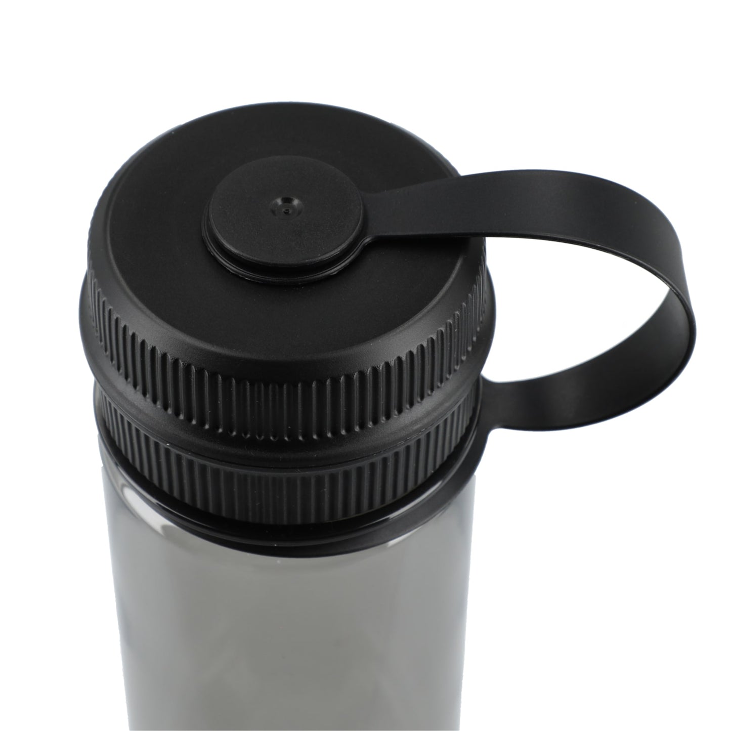 Front View of Gray Venture Recycled R-PET Sports Bottle 21oz plain