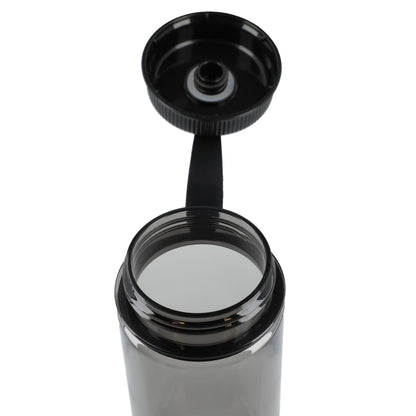 Front View of Gray Venture Recycled R-PET Sports Bottle 21oz plain