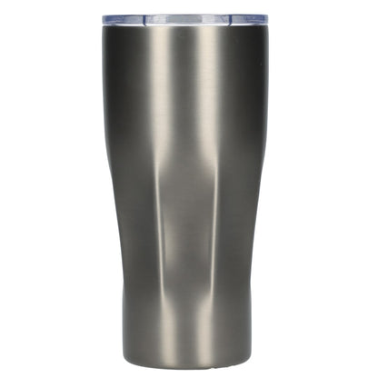 Front View of Gray Victor Recycled Vacuum Insulated Tumbler 20oz plain