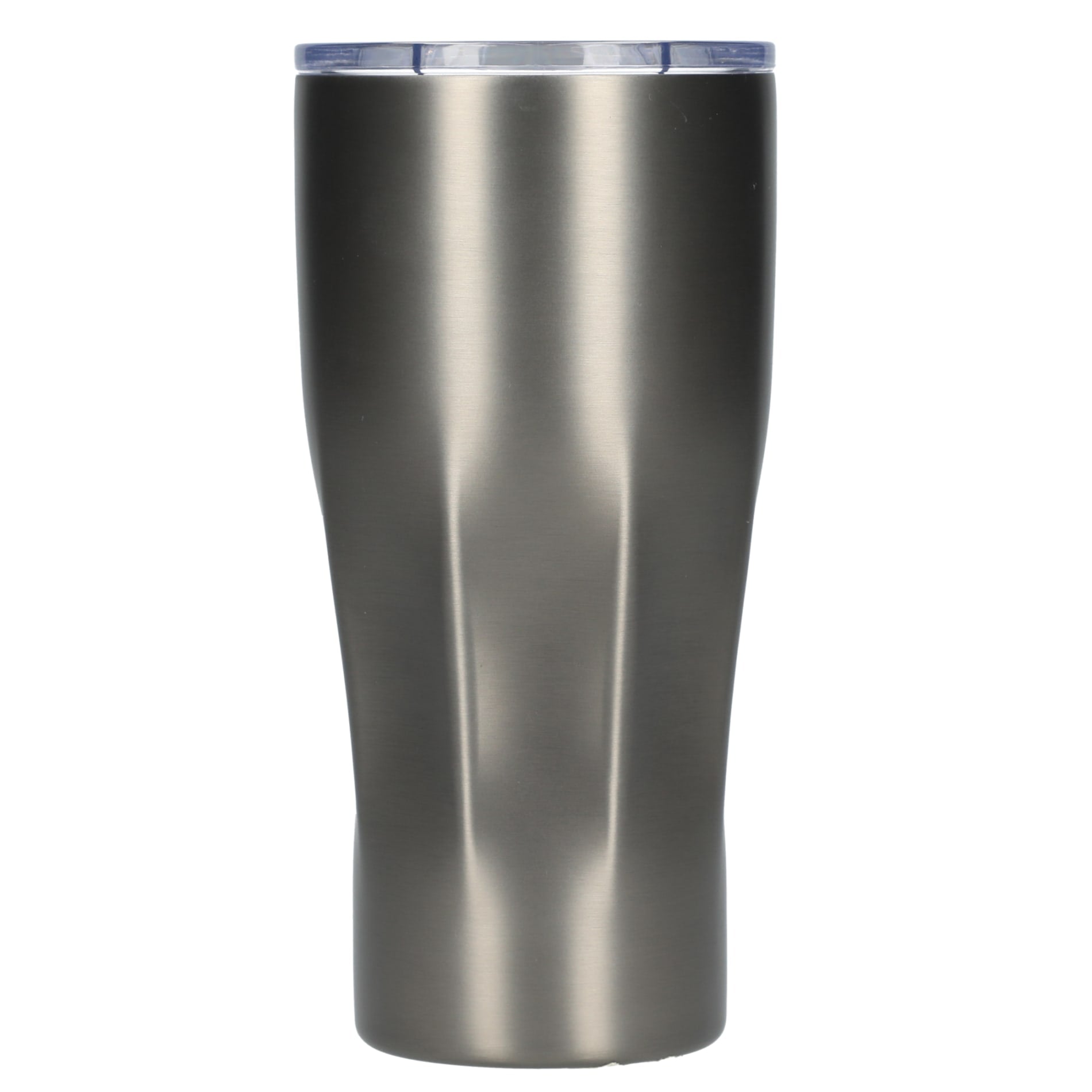 Front View of Gray Victor Recycled Vacuum Insulated Tumbler 20oz plain