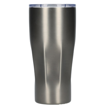 Front View of Gray Victor Recycled Vacuum Insulated Tumbler 20oz plain