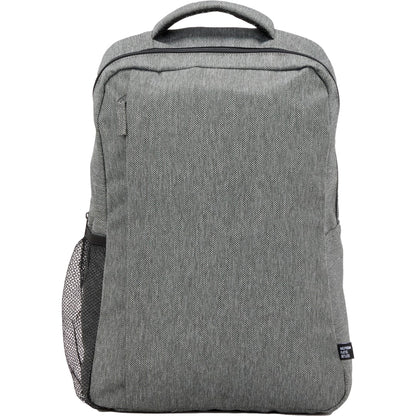 Front View of Gray Vila Recycled 15" Commuter Backpack plain