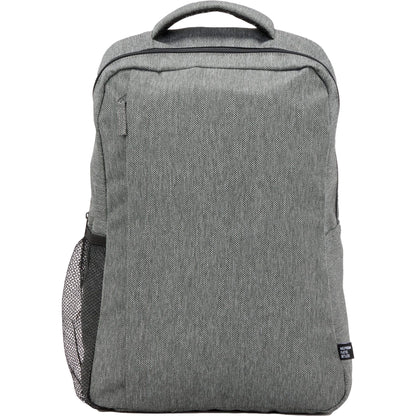 Front View of Gray Vila Recycled 15" Commuter Backpack plain
