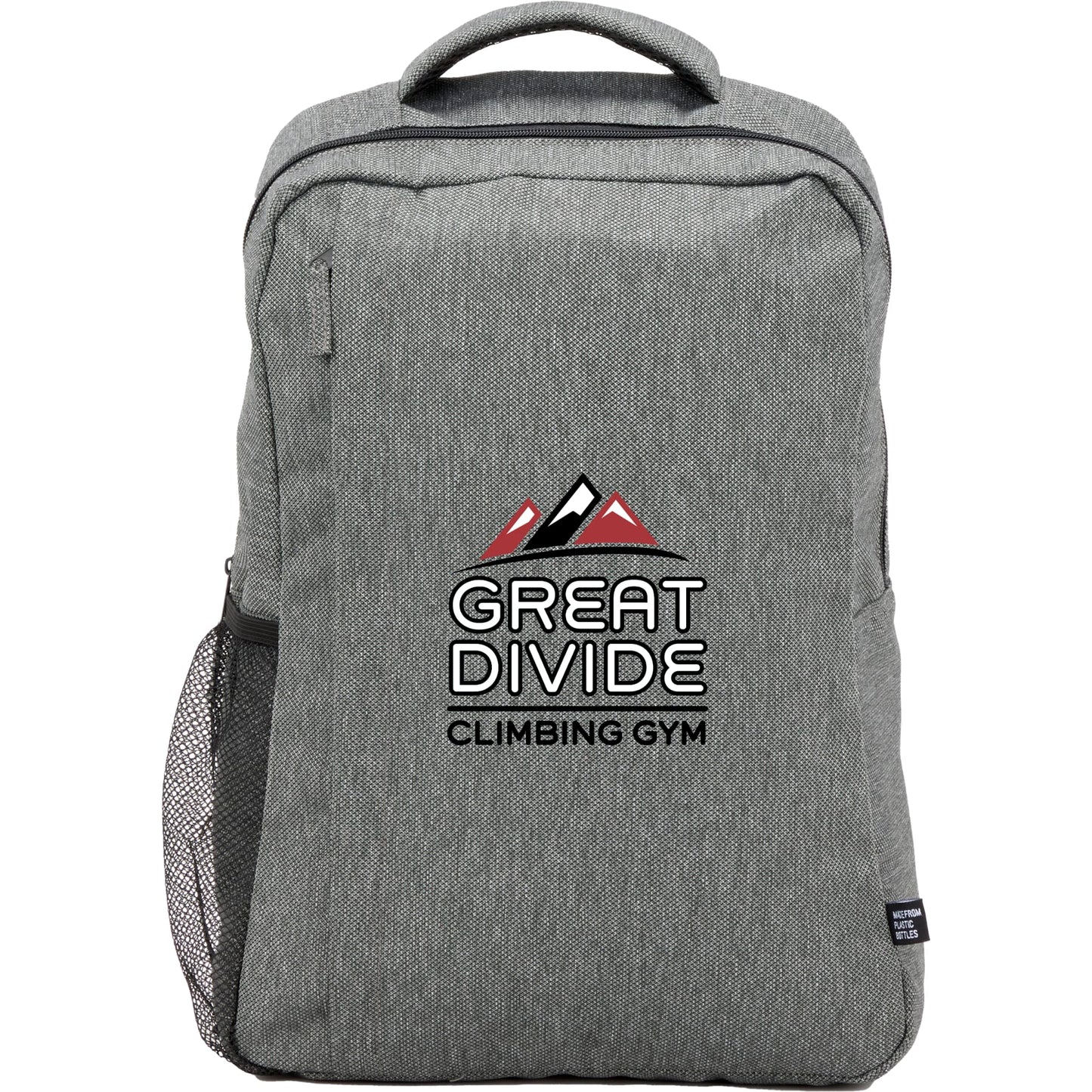 Front View of Gray Vila Recycled 15" Commuter Backpack