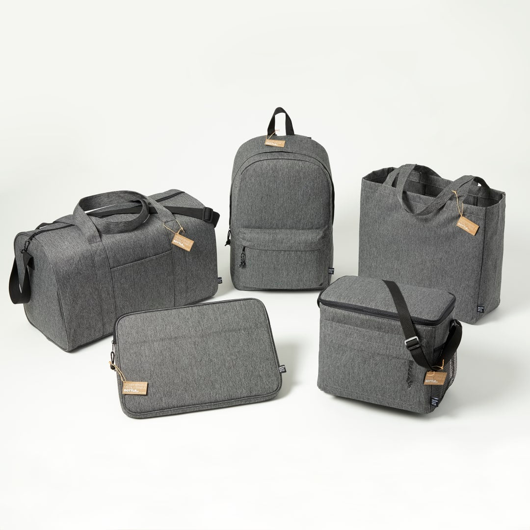 Front View of Gray Vila Recycled 15" Computer Backpack