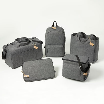 Front View of Gray Vila Recycled 15" Computer Backpack