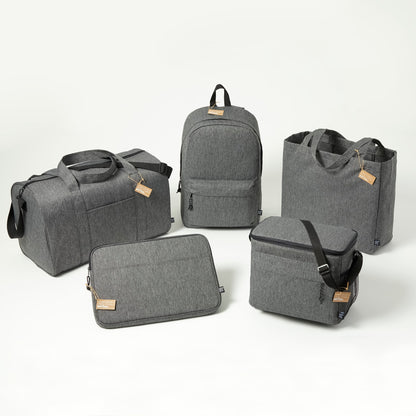 Front View of Gray Vila Recycled 15" Computer Backpack