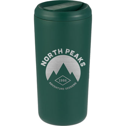Front View of Green Drake Eco-Friendly Vacuum Insulated  Tumbler 16oz