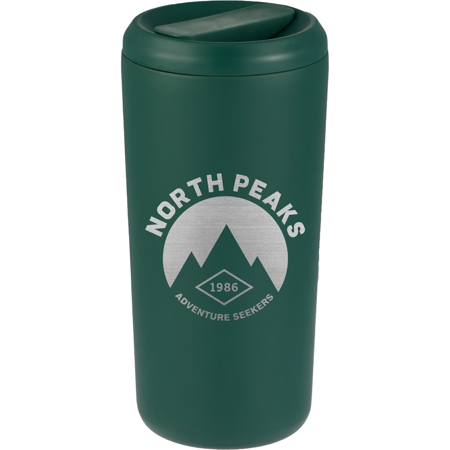Front View of Green Drake Eco-Friendly Vacuum Insulated  Tumbler 16oz