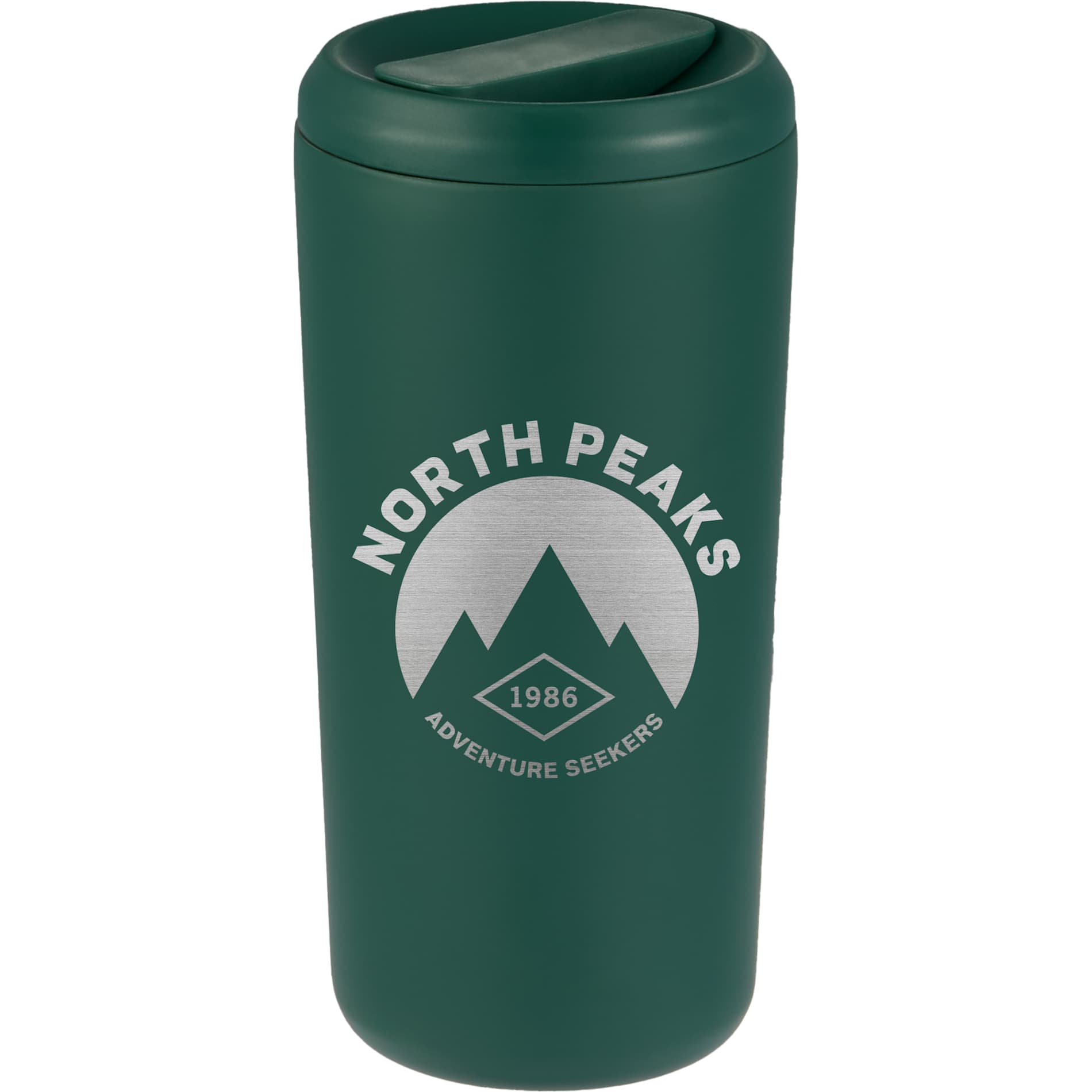 Front View of Green Drake Eco-Friendly Vacuum Insulated  Tumbler 16oz