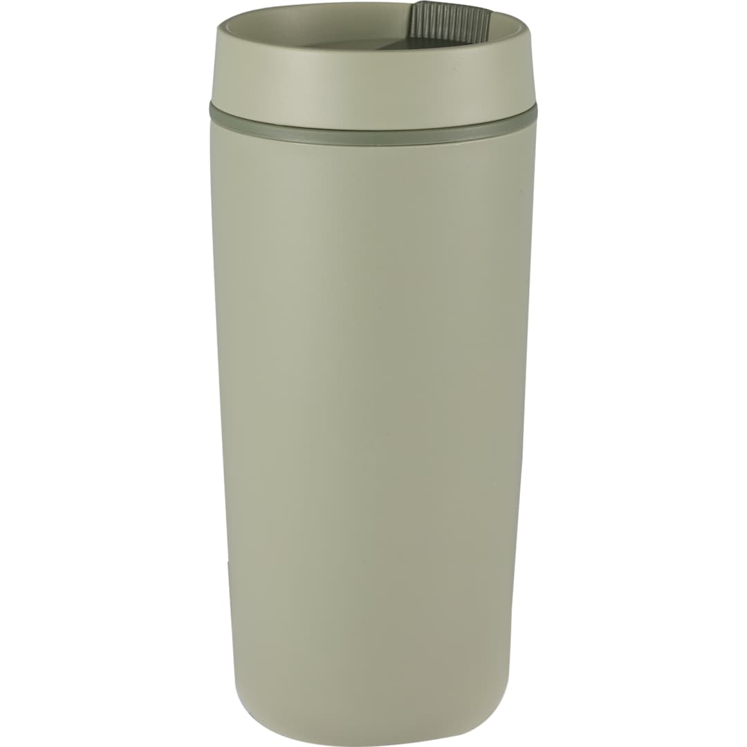 Front View of Green Grande 16oz Recycled Tumbler plain