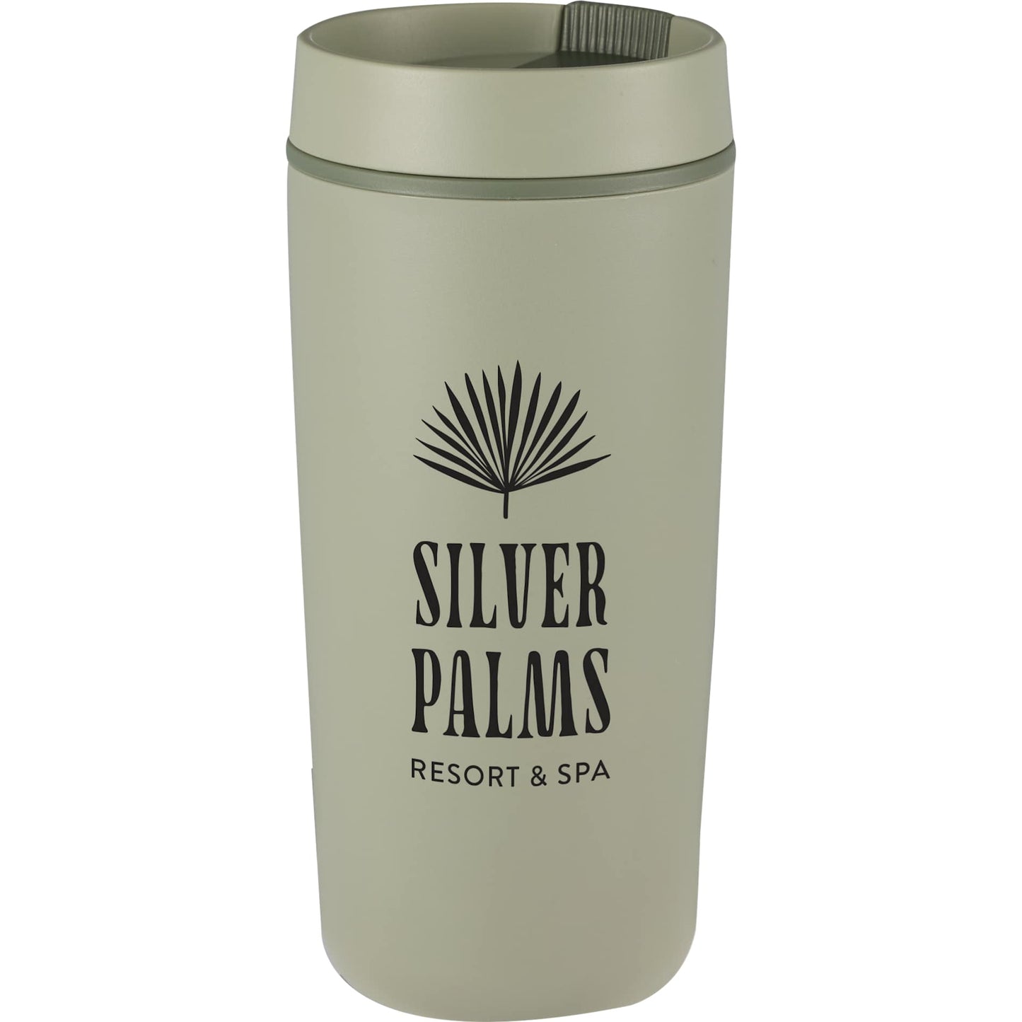 Front View of Green Grande 16oz Recycled Tumbler