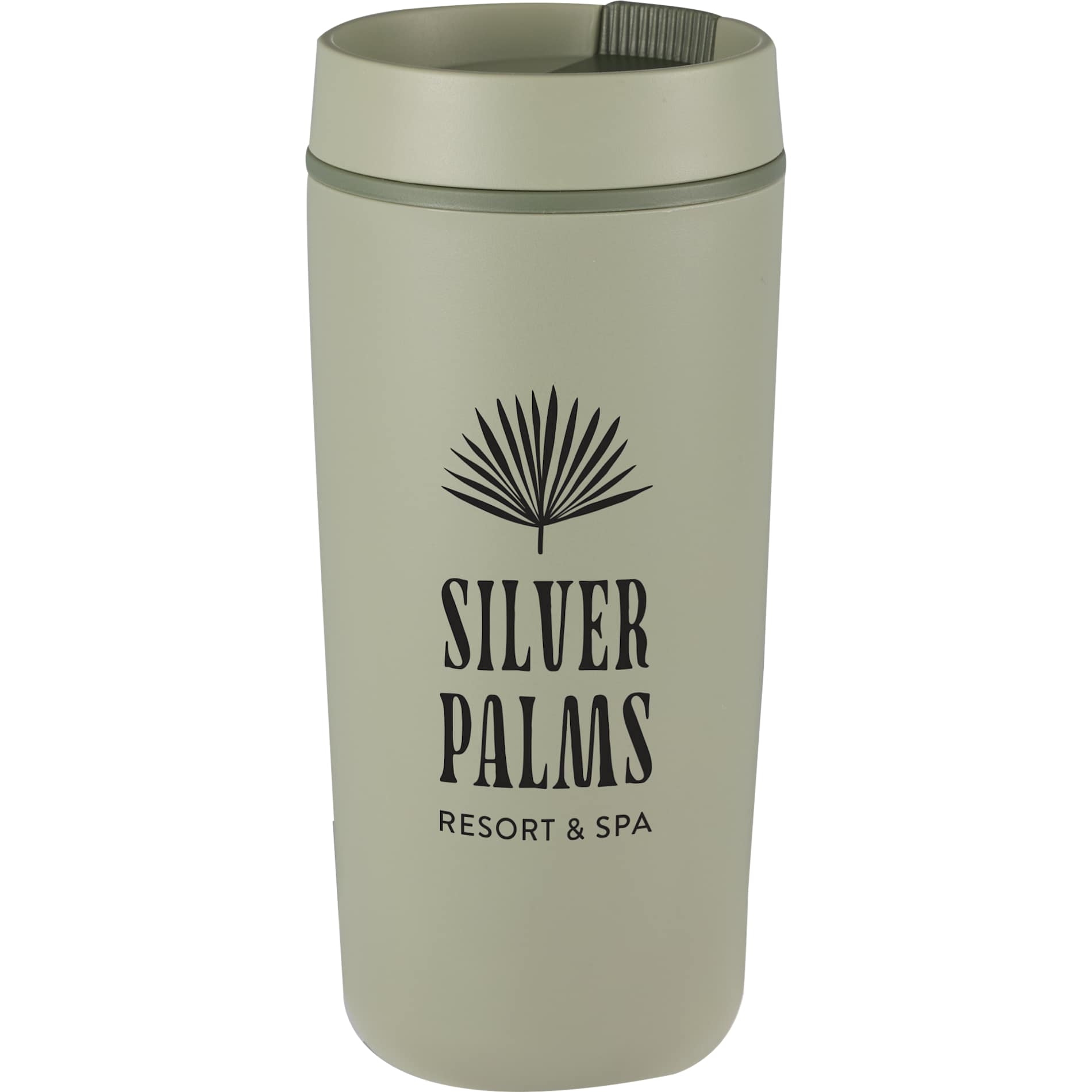 Front View of Green Grande 16oz Recycled Tumbler