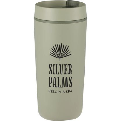 Front View of Green Grande 16oz Recycled Tumbler