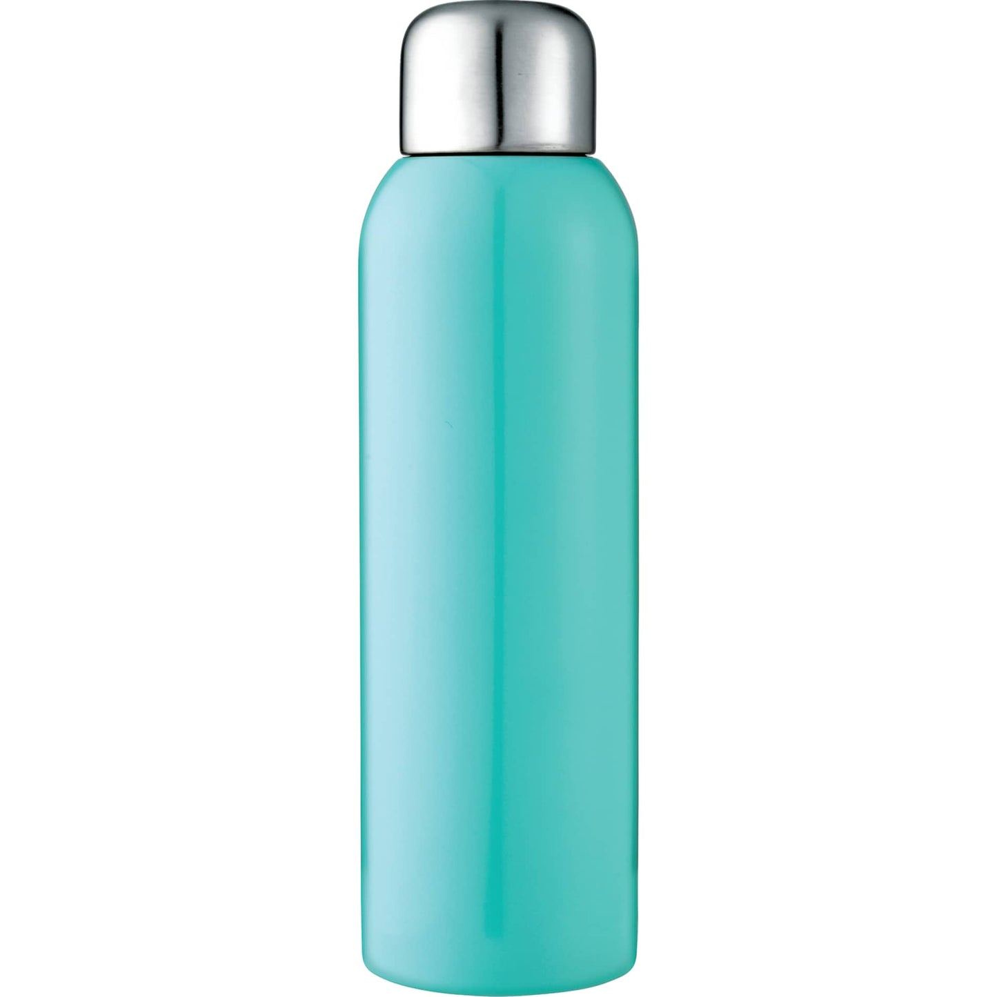 Front View of Green Guzzle 28oz Stainless Sports Bottle plain