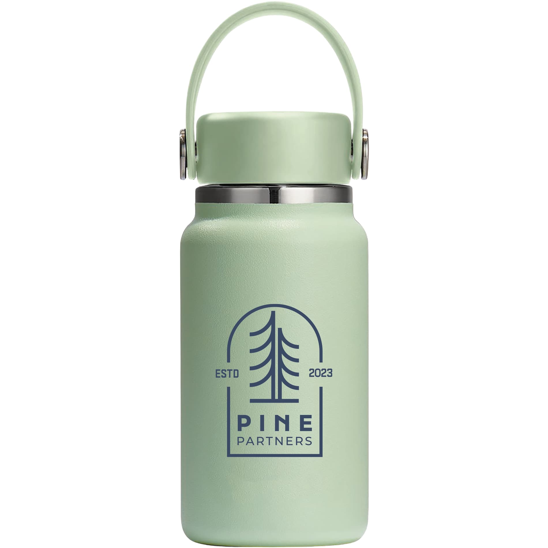 Front View of Green Hydro Flask® Micro Hydro Bottle 200ml