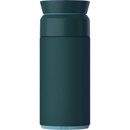 Front View of Green Ocean Bottle Coffee Flask 350ml plain