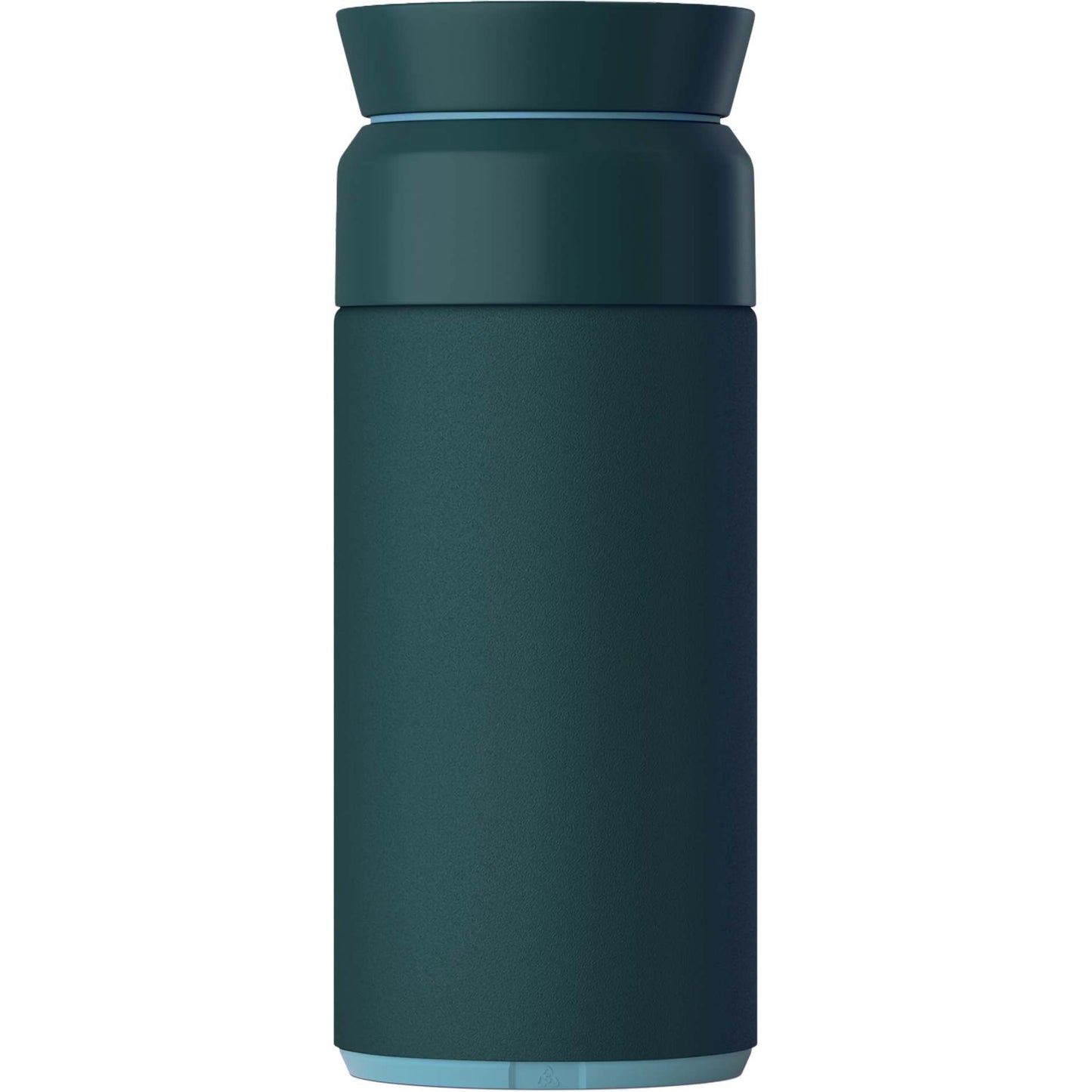 Front View of Green Ocean Bottle Coffee Flask 350ml plain