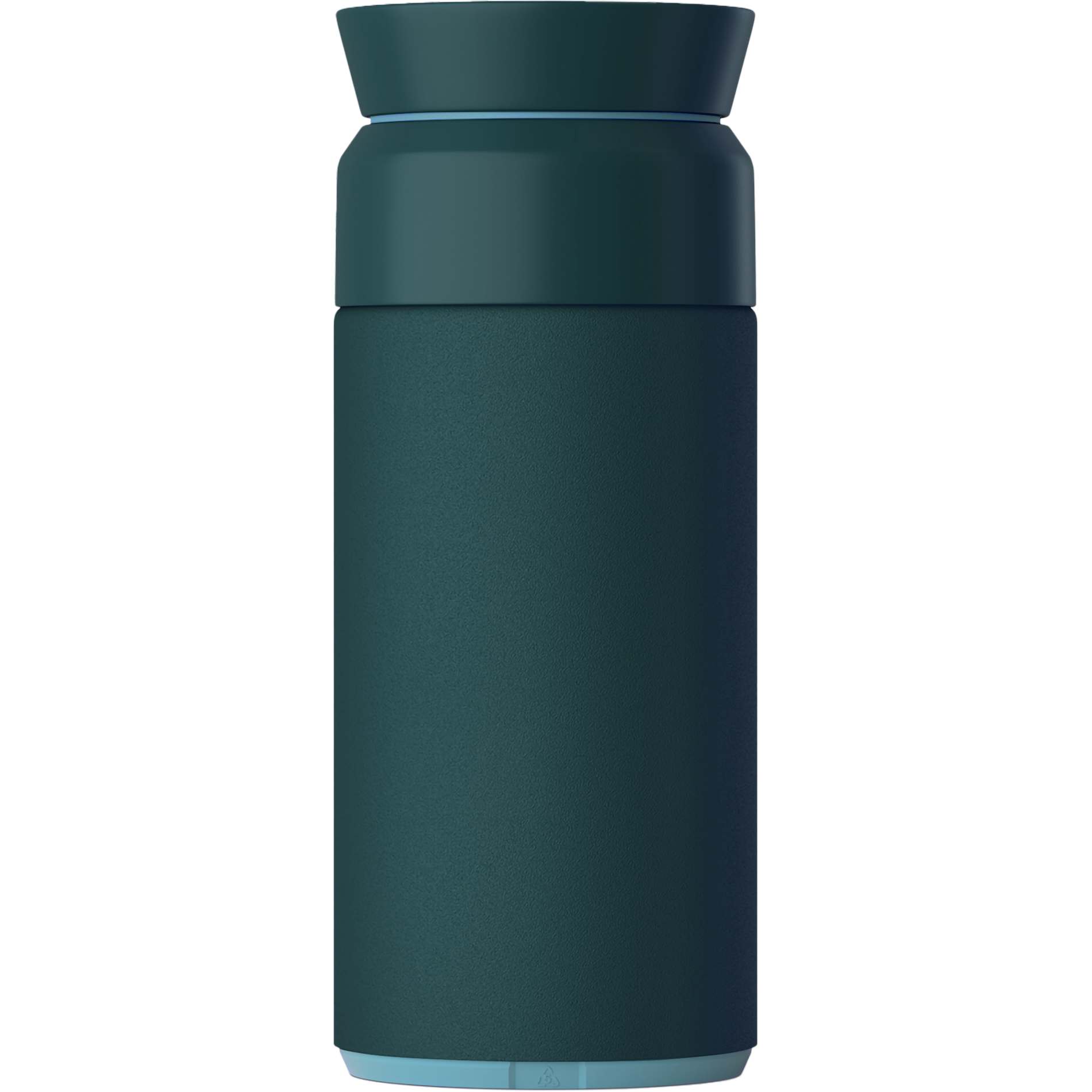 Front View of Green Ocean Bottle Coffee Flask 350ml plain