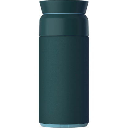 Front View of Green Ocean Bottle Coffee Flask 350ml plain