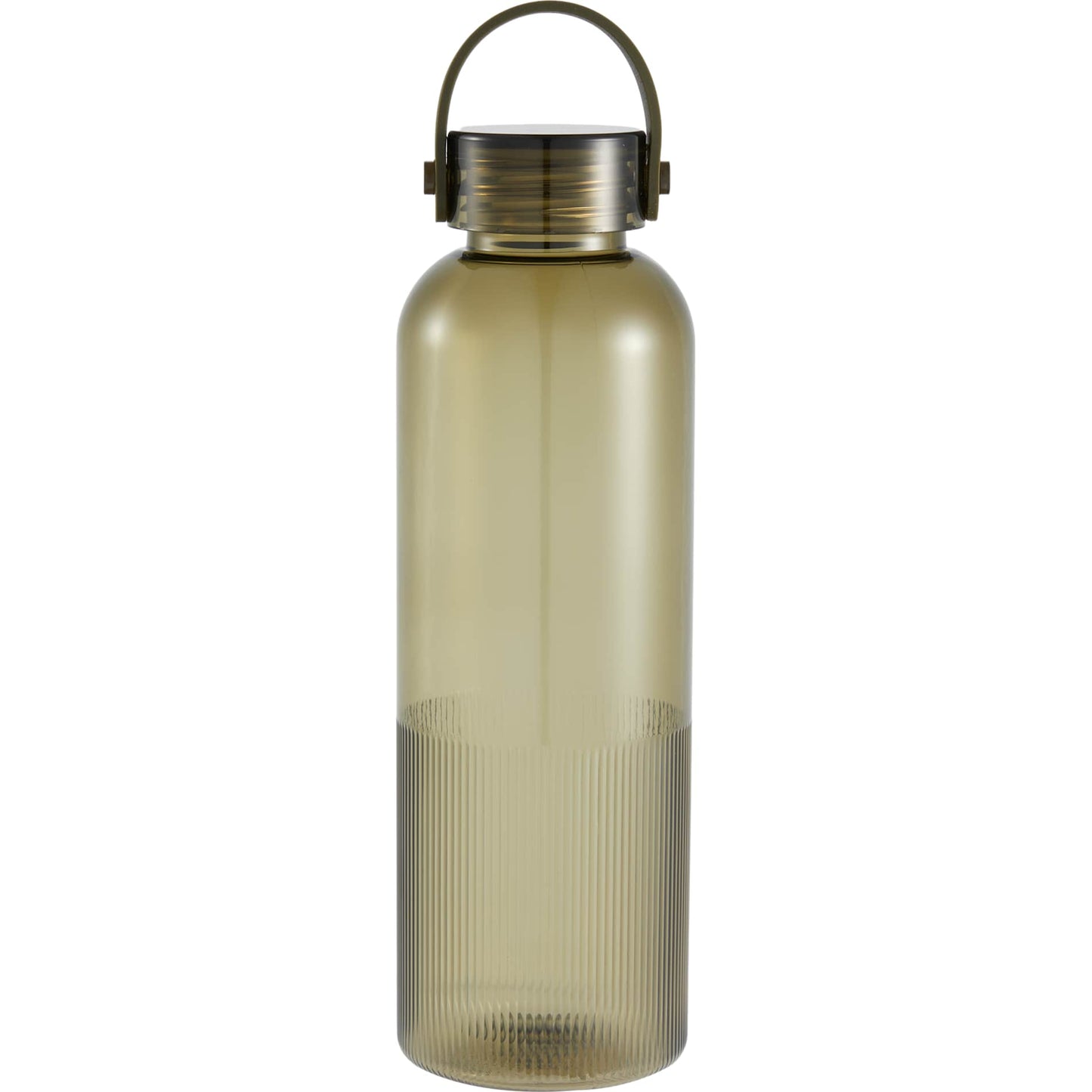 Front View of Green Prism 24oz  Recycled Plastic Bottle plain