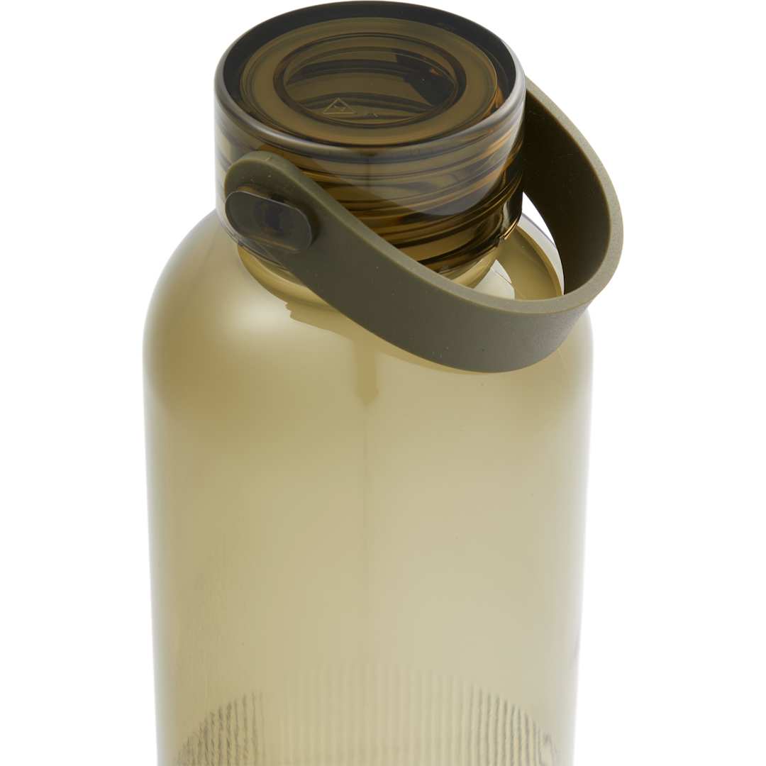 Front View of Green Prism 24oz  Recycled Plastic Bottle