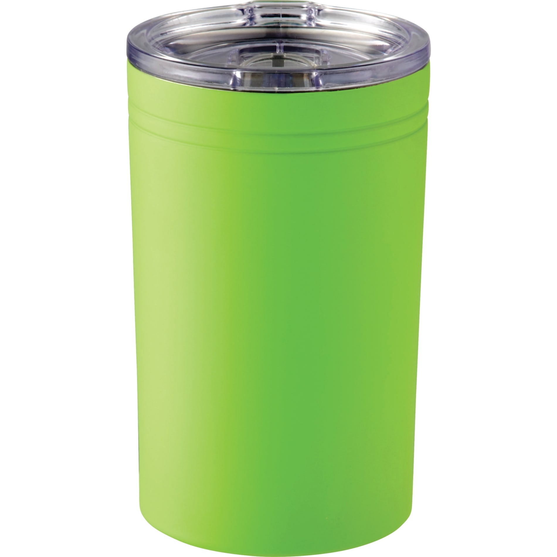 Front View of Green Sherpa 11-oz. Vacuum Tumbler & Insulator plain